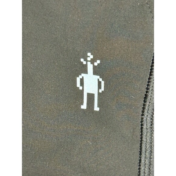 Smartwool Mens Black Merino Wool Blend Running Capris Sz M Training Layer - Picture 8 of 10